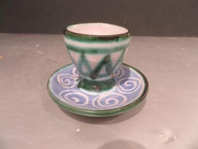 394.65 - Robert PICAUT (1919 - 2000), COQUETIER EN FAIENCE -…