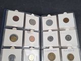 a lot of different coins in the case