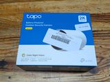 a box with a barcode on it sitting on a table
