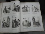 un livre contenant des photos de femmes portant différentes robes