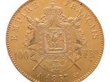 l'image d'une pièce d'or sur laquelle figurent des armoiries