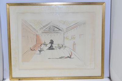 D'après Salvador DALI (1904-1989), "Double dans le soleil", … - Photo 1