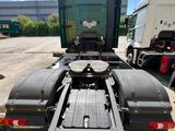 a close up of the back end of a semi truck
