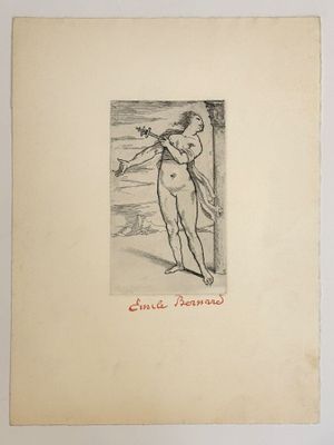 an image of a drawing of a woman holding a flower