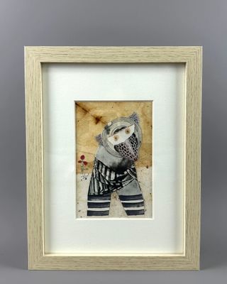 Chloé SADOUN, Les ébaubis n°3, Collage signé en bas à gauche…