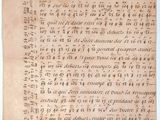 un ancien manuscrit comportant des caractères chinois