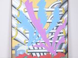 a picture of a painting on the wall of a room