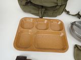an image of a lunch tray and a lunch bag on a table