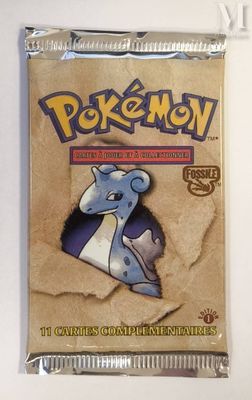 a close up of a bag of pokemon trading cards on a table