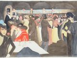 an image of a painting of a crowd of people at a party