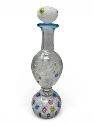 an image of a glass vase on a white background