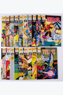 la collection complète des bandes dessinées Batman, y compris la couverture du premier numéro