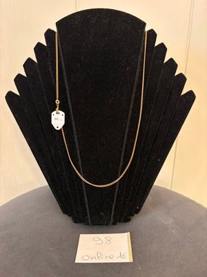 Collier / Chaine en plaqué - Neuf, suite faillite - À retire…