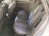the back seats of a car with a seat belt in a car