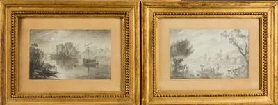 two framed pictures of trees in a wooded setting, one of which has been framed