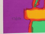 an image of a painting of a vase with a flower in it