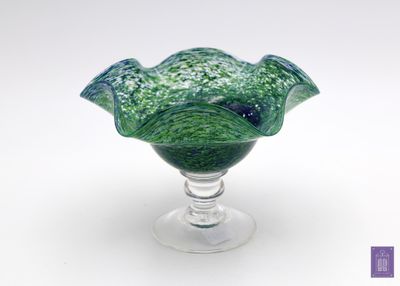 Dans le goût de MURANO Coupe à bordure mouvementée en verre … - Photo 1