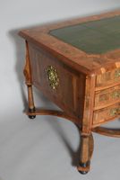 Bureau Mazarin double face en placage d'olivier dans des rés… (photo 5)