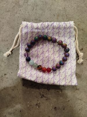 Lot de 60 Bracelets 7 Chakras "Energie Positive"