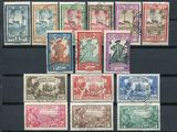 une image représentant une collection de timbres provenant de différents pays