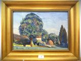 a picture of a painting on display in a museum