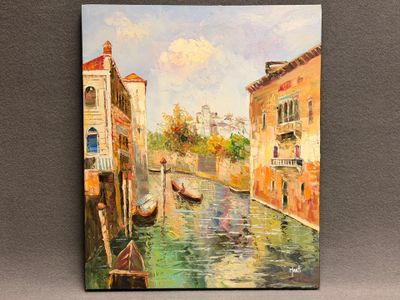 Jan MARTI (XXe). Rêverie à Venise