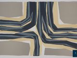 an image of a painting of a cross on a white background