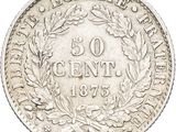 a close up of a coin on a white background