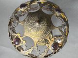 a metal object that is sitting on a table