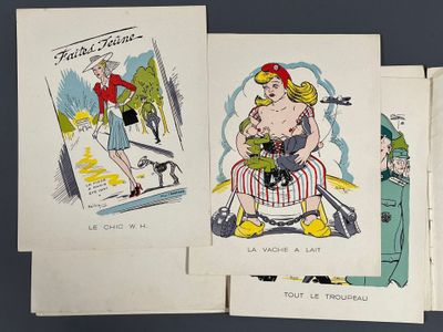 [Caricature]. RIKY (pseud de H.-R. Boutigny). Le temps des W…