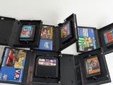 a lot of video games in a black case