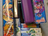 many different types of toys and games on the floor