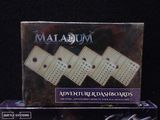 a picture of a set of four game pieces