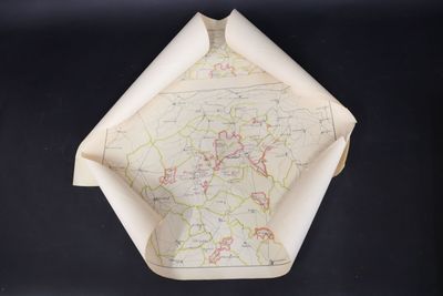 TERRE DE VALENCAY Lot de 4 cartes géographiques identiques e…