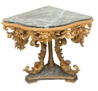 Console d'angle « Roma », style Louis XIV, début du XVIIIe s… (photo 2)