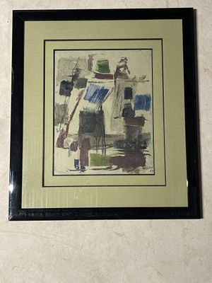 une photo d'un tableau accroché au mur