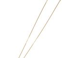 a pair of gold plated earrings and a gold chain
