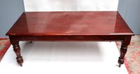 Table basse rectangulaire en bois teinté façon acajou reposa…