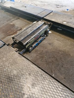 a truck that is parked on the side of the road