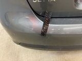 a sticker on the bumper of a car that says jefa