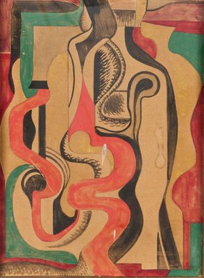 une image représentant un tableau où l'on voit une femme avec un serpent sur la tête
