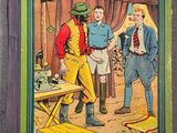 an old french comic book with a picture of two men talking to each other