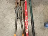a lot of tools that are laying out on the floor