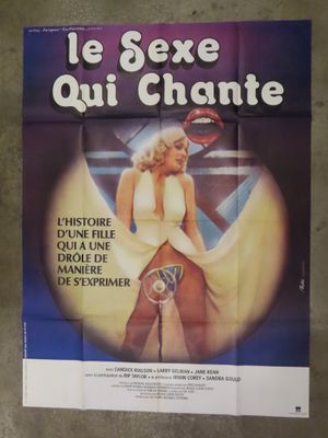 french movie poster for the film sexe qui chante, starring marilyn monroe