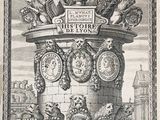 an image of a drawing of a monument with a clock on it