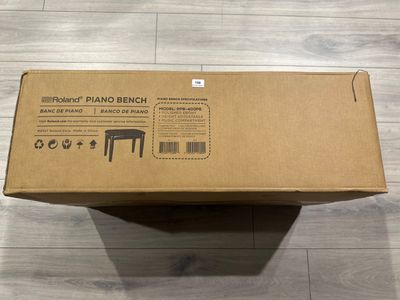 Banc de piano ROLAND mod RPB-400PE ébène poli, hauteur régla… - Photo 1
