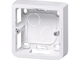 une image montrant un gros plan d'un coffret électrique blanc