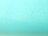 tiffany blue leatherette clutch bag with gold hardware