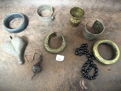 a lot of jewelry that is on the ground