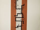 a picture of a painting on the wall of a room